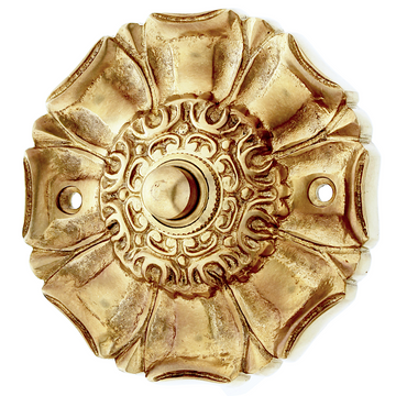 Sonnette Art nouveau laiton poli