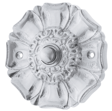 Sonnette Art nouveau laiton nickelé