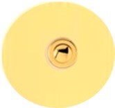 Sonnette filaire rond laiton fin fixation murale