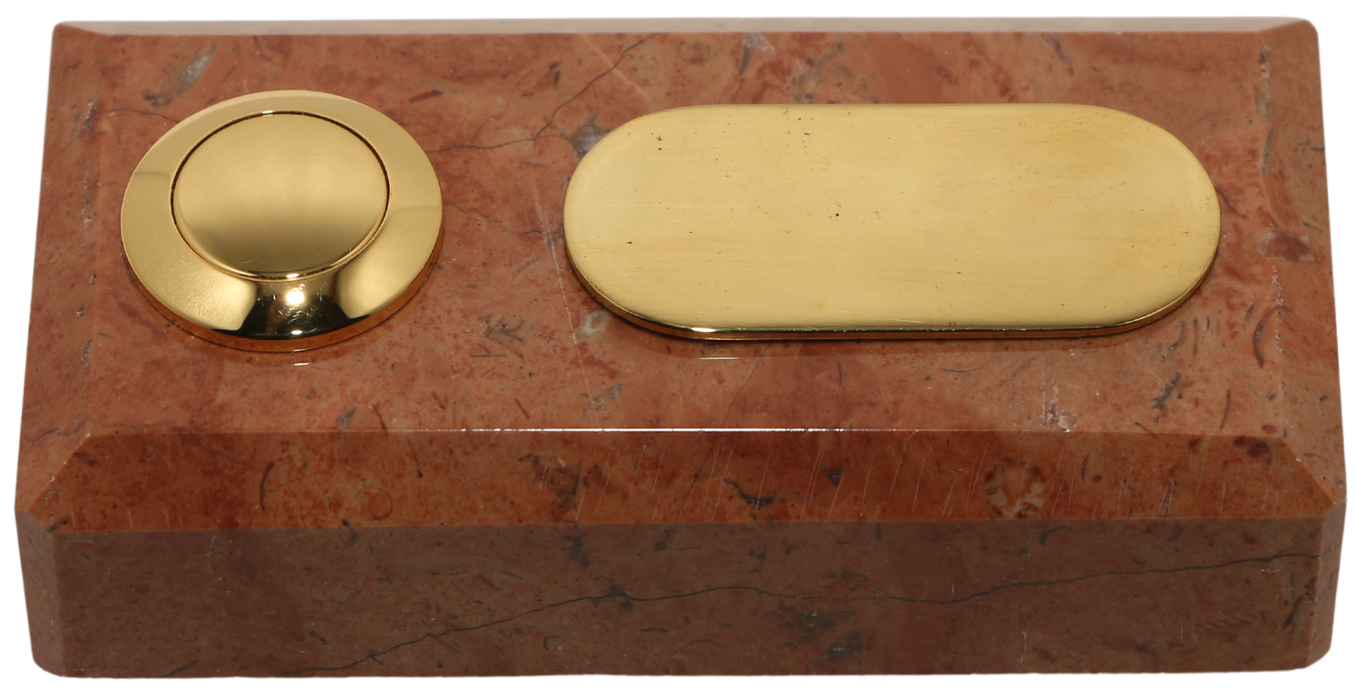 Lot de 2 plinthes carrelage Marbre marron n°84, Ht. x L. 60 cm, Ep.8 mm Lot de 2 plinthes carrelage Marbre marron n°84, Ht. x L. 60 cm, Ep.8 mm