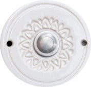 Sonnette Nice céramique blanc