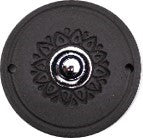 Sonnette Menton céramique noir