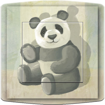 Interrupteur décoré bébé panda