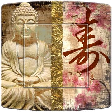 Interrupteur décoré boudha zen